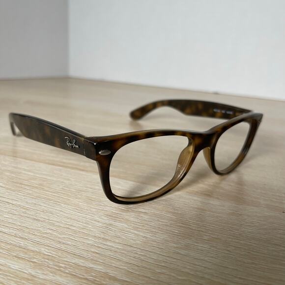 Ray-Ban RB2132 New Wayfarer 902 Sunglasses Tortoise Frames Only 52-18 Italy - Picture 1 of 8